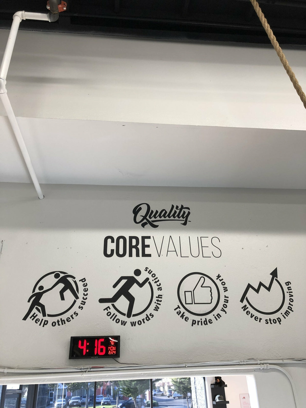 Large Company Logo Decal