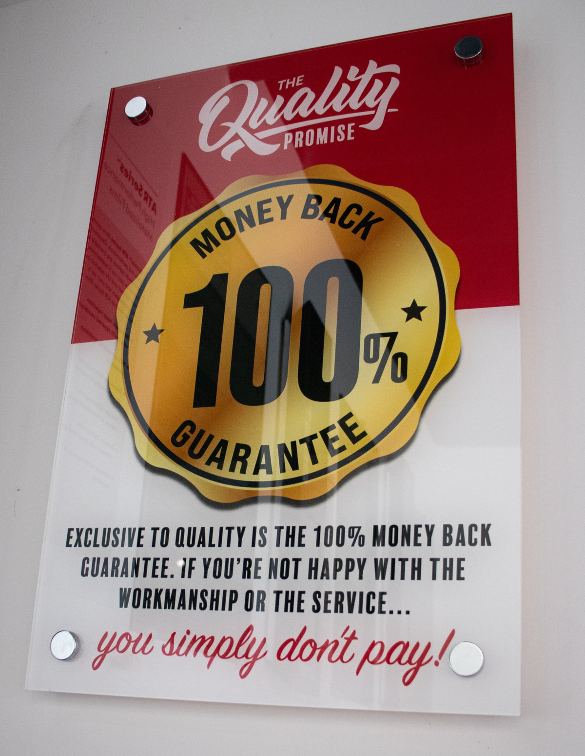 Money Back Guarantee Template