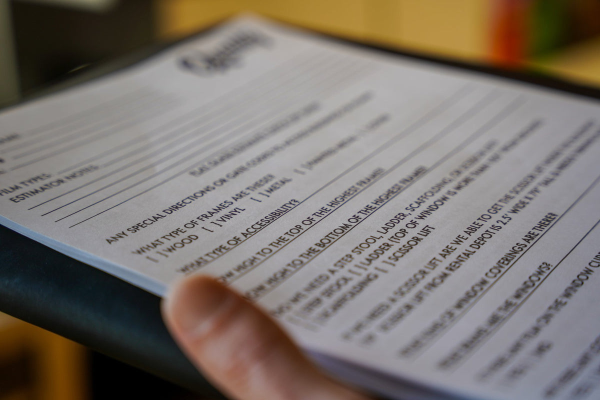 Flat Glass Estimator Form (PDF Download) - Commercial & Residential Estimates