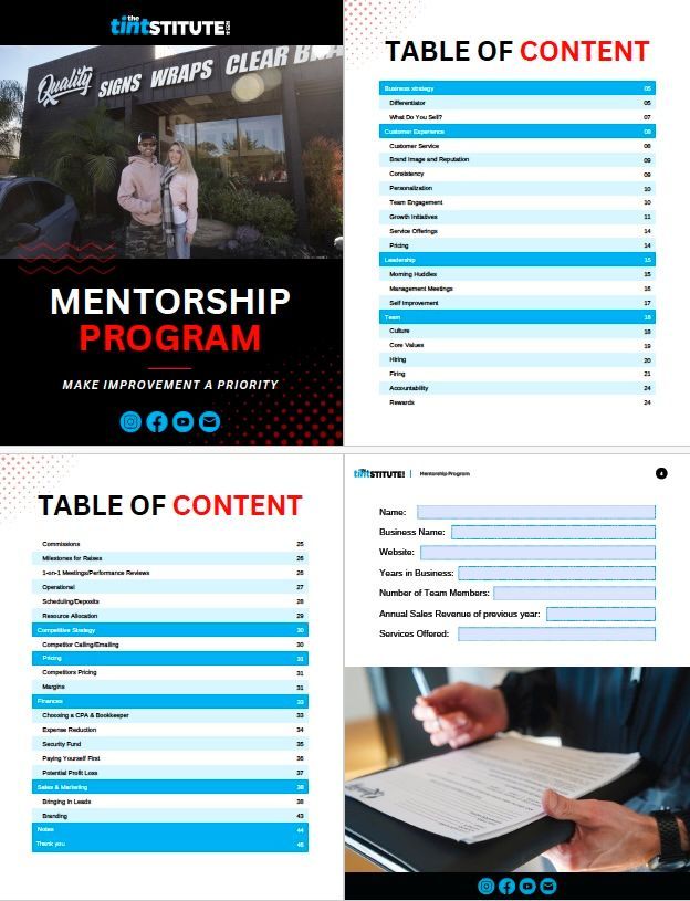 Mentorship Program Workbook